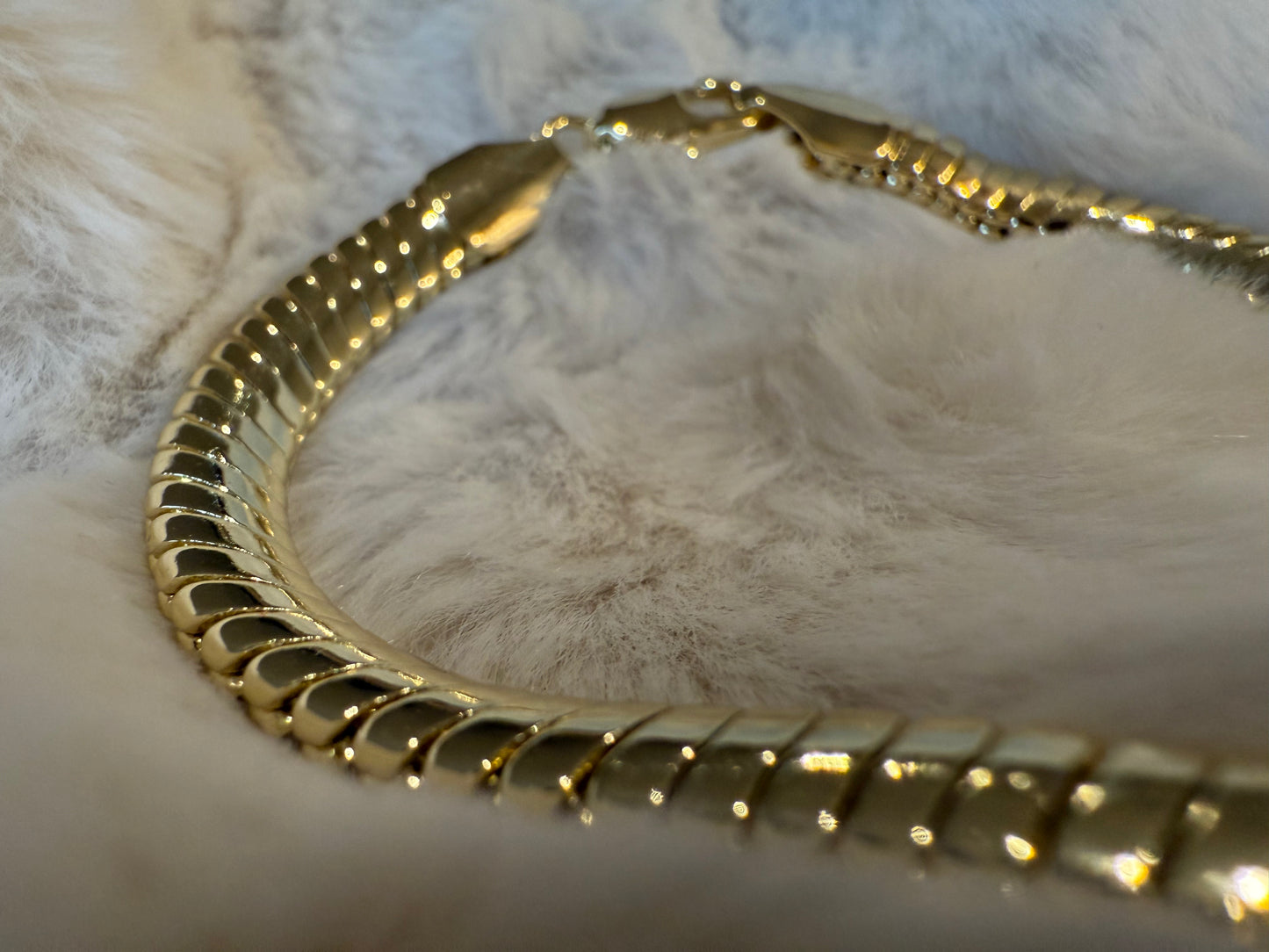 Pulsera Maciza 24K