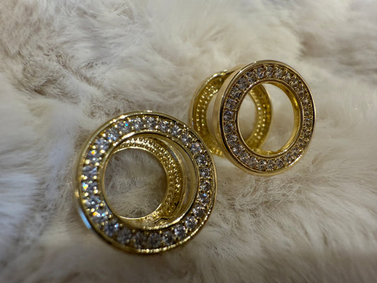 Aro Circulo de Microcircones 24 K